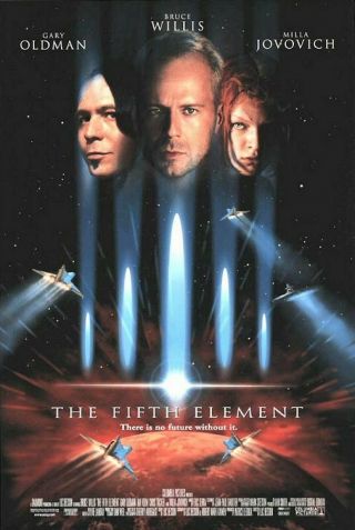 The Fifth Element Movie Poster Ds 2 Sided Advance 27x40 Bruce Willis