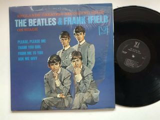 Very Rare The Beatles & Frank Ifield On Stage Lp Group Cover
