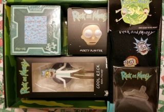 Rick And Morty Adult Swim Complete Loot Crate Exclusive Box Set Culturefly Open