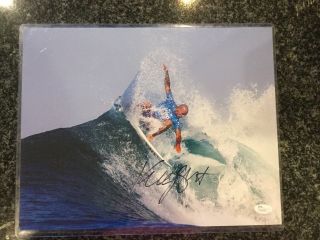 Kelly Slater Signed Auto Autograph 11x14 Photo On Big Wave Jsa