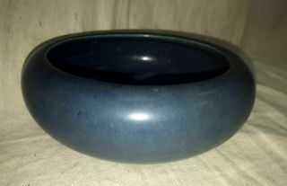 1920 ' s Art Deco Era Rookwood Blue Matte Glazed Pottery Candy Dish / Bowl XX 957D 2