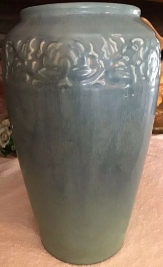 Scarce Antique Rookwood Pottery 1920 2484 - Wonderful In Matt Blue