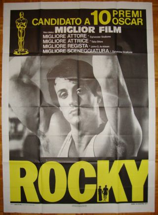 Rocky - John G.  Avildsen - S.  Stallone - Talia Shire - Nomination Style - Italian 2sh (39x55