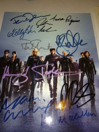 X - Men Cast Signed Photo By All 10 Main Actors Gotten Back In 2004