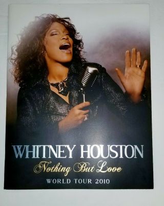 Whitney Houston 2010 Tour Program & Rare Calendar & Keychain