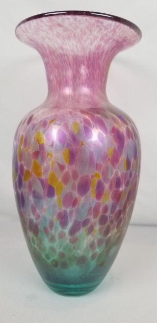 Robert Held 10 " Vase Art Glass
