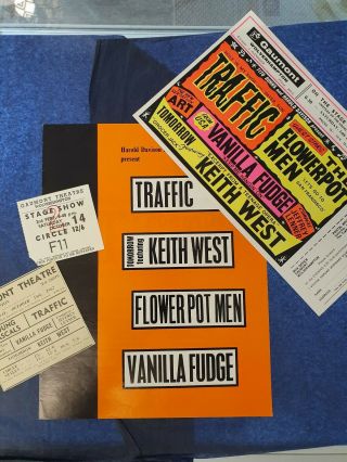 Rare Traffic Programme,  Hand Bill Flyer 1967