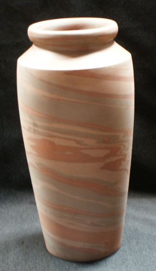 Niloak Mission Swirl 9 1/4 " Pottery Vase First Mark 1910 - 24 Exc Cond