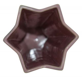 Vintage Roseville Pottery Futura Art Deco Pleated Star Ceramic Vase 385 - 8 5