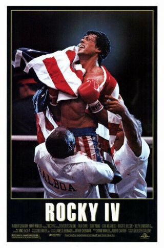 Rocky Iv (1985) Movie Poster - Single - Sided - Rolled