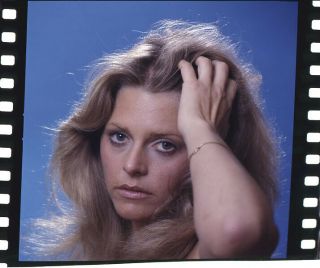 Lindsay Wagner Bionic Woman Era Hands Hair Glamour Photo Transparency