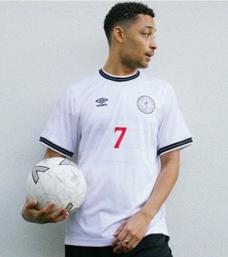 Loyle Carner X Umbro Retro Football Shirt Based On England 2000s Kit Size Small