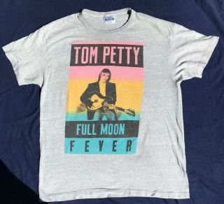Tom Petty Full Moon Fever Vintage Concert T Shirt 1989 Boston Show