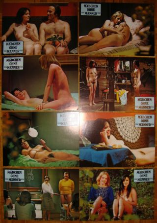 Girls Without Lovers - E.  C.  Dietrich - Sexploitation - Set Of 16 German Lcs (8x11 Inch)