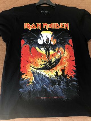 Iron Maiden Official Merchandise T Shirt Brazil Only Legacy 2019 Lp