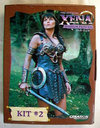 2 Fan Club Kit Xena Warrior Princess Lucy Lawless Renee O 