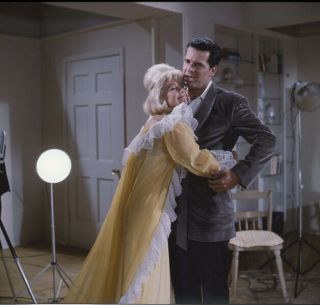 Doris Day Hugging James Garner 2 1/4 Transparency Move Over Darling
