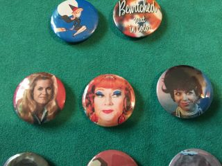 Bewitched TV Series Set Of Thirteen 1 Inch Button Pins Endora Gladys Samantha 3
