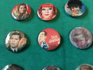 Bewitched TV Series Set Of Thirteen 1 Inch Button Pins Endora Gladys Samantha 4