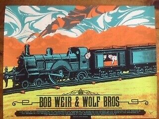 Bob Weir & Wolf Brothers Spring Tour Vip Poster Limited