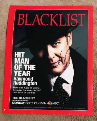 The Blacklist James Spader Signed 11x14 Photo