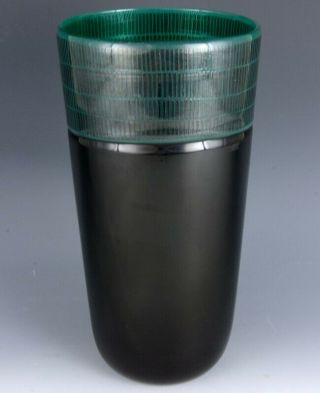Fabulous Large Contemporary Artist Signed Murano Italian Studio Art Glass Vase