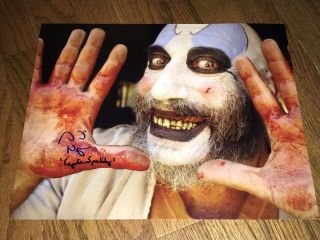 Jeff Briar Charity Fund Captain Spaulding Sid Haig Signed Photo 3 From Hell Read