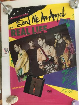 Real Life Heart Land Send Me An Angel Promo Poster 1984