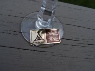 Anna Hutte vintage cordial wine glasses goblets handcut bleikristall,  set of 12 6