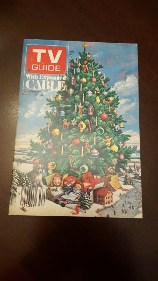Tv Guide 1982 Christmas.  Dukes Of Hazzard.  Diane Lane.  L.  A.  Edition
