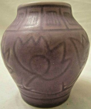 Rookwood Pottery Production Vase 1929 W/ Arts/crafts Stylized NaÏve Flowers