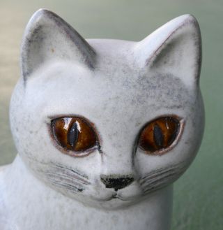 rare vintage LISA LARSON GUSTAVSBERG SWEDEN ceramic cat 2