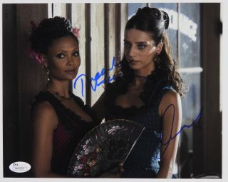 Thandie Newton Angela Sarafyan Westworld Jsa Signed Autograph 8 X 10 Photo