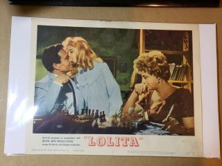 Lolita James Mason Shelly Winters Metro Golden - Mayer 1962 Lobby Card 4 224
