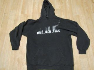 Vintage Nine Inch Nails Live With Teeth 2005 Hooded Sweatshirt / Hoodie Medium
