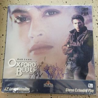 Rob Lowe & Ally Sheedy Signed Autographed Oxford Blues Laserdisc With