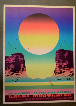 Kacey Musgraves - 2019 - Red Rocks - Kii Arens - Tour Poster - Country Music Hall