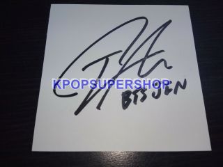 BTS In The Mood for Love Part 1 Jin Autographed Signed Photocard 3