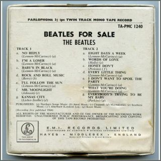 The Beatles 1964 Beatles Reel To Reel Tape (UK) 2