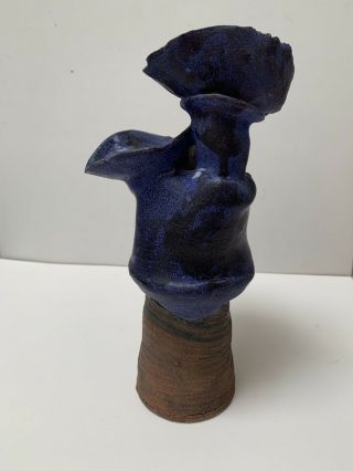 Edna Arnow Brutalist Vase