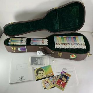 Elvis Presley Limited Edition18 Vhs Tapes Set W/ Guitar Mgm Jail House Rock