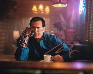 Bruce Campbell Signed Autographed Ash Vs The Evil Dead Photo