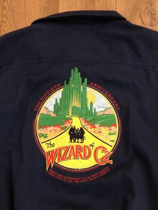 Vintage 1989 The Wizard Of Oz 15th Anniversary Embroidered Jacket Size Large