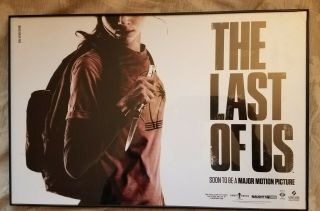 The Last Of Us Ltd Edition Movie Motion Picture Poster From Sdcc 2014 Rare 11x17