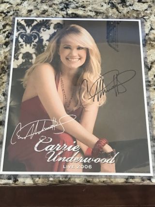 American Idol Carrie Underwood Autographed Photo Signed Auto Cry Pretty