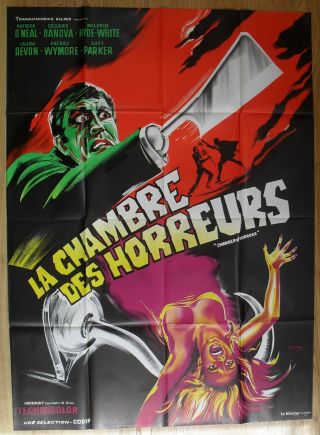 Chamber Of Horrors Horror French Movie Poster 
