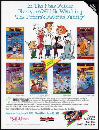 The Jetsons_original 1990 Trade Print Ad / Video Promo_hanna - Barbera Tv Series