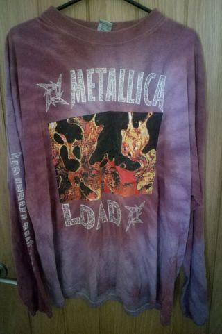 Vintage Metallica Load Tour L/s T Shirt - Size Xl