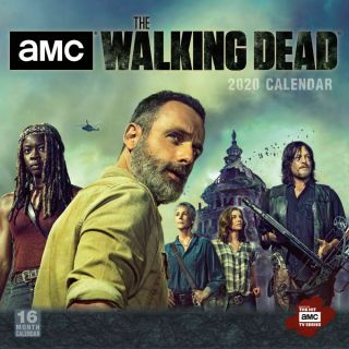 The Walking Dead Tv Series 12 Month 2020 Wall Calendar