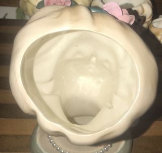 Vintage Lady Head Vase,  Inarco E - 193/L.  8” Tall 7